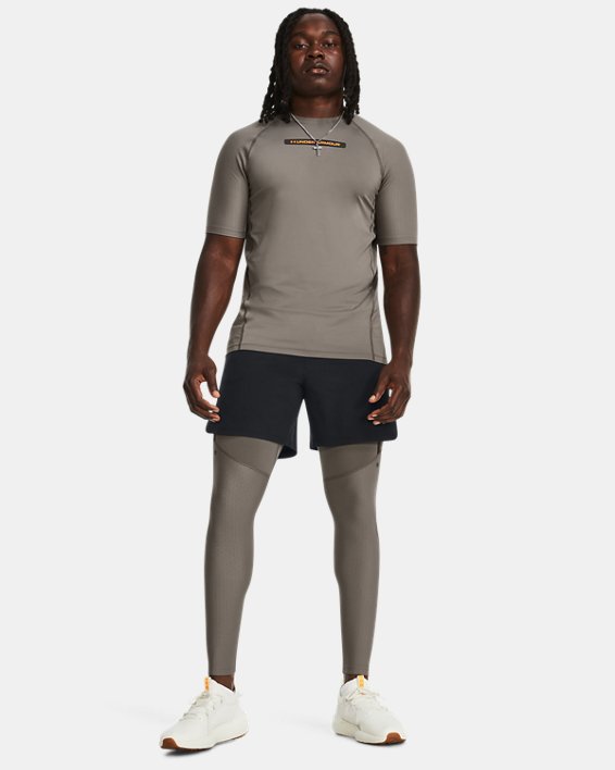 Men's UA RUSH™ SmartForm 2.0 Leggings in Gray image number 2